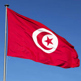Maxbell 12PCS Flag Flags Banner Hand Waving Flag National Pride Flag Tunisia