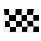 Maxbell Black and White Checkered Motorsport Racing Banner Starting End Racing Flag