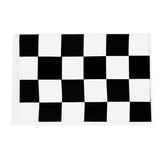 Maxbell Black and White Checkered Motorsport Racing Banner Starting End Racing Flag