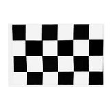 Maxbell Black and White Checkered Motorsport Racing Banner Starting End Racing Flag