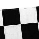Maxbell Black and White Checkered Motorsport Racing Banner Starting End Racing Flag