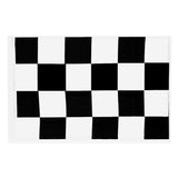 Maxbell Black and White Checkered Motorsport Racing Banner Starting End Racing Flag