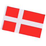 Maxbell Country Large Flag National Banner Festival Decor Red White Denmark
