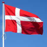 Maxbell Country Large Flag National Banner Festival Decor Red White Denmark