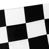 Maxbell Black and White Rectangle Lattice Racing Flag Motorsport Starting End Banner