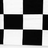 Maxbell Black and White Rectangle Lattice Racing Flag Motorsport Starting End Banner