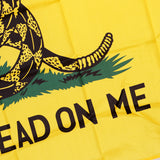 Maxbell Gadsden State Yellow Black Coiled Snake Design Flag American Revolution Flag