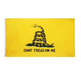 Maxbell Gadsden State Yellow Black Coiled Snake Design Flag American Revolution Flag