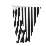 Maxbell Colorful Paper Flag Banners Flag Decoration String Pennant Banner Black