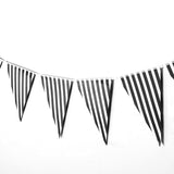 Maxbell Colorful Paper Flag Banners Flag Decoration String Pennant Banner Black