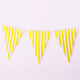 Maxbell Colorful Paper Flag Banners Flag Decoration String Pennant Banner Yellow
