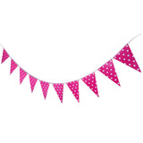 Max Paper Wave Point String Pennant Banner Birthday Party Decor Purple