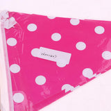 Max Paper Wave Point String Pennant Banner Birthday Party Decor Purple