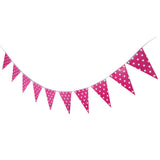 Max Paper Wave Point String Pennant Banner Birthday Party Decor Purple