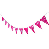 Max Paper Wave Point String Pennant Banner Birthday Party Decor Purple