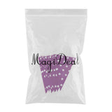 Max Paper Wave Point String Pennant Banner Birthday Party Decor Deep Purple