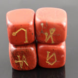 Max Natural Crystal Stone Engraved 4 Angel Symbols Palm Stone #2