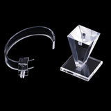 Max Modern Acrylic Watch Display Stand Holder Rack Clear Trade Show Tapered
