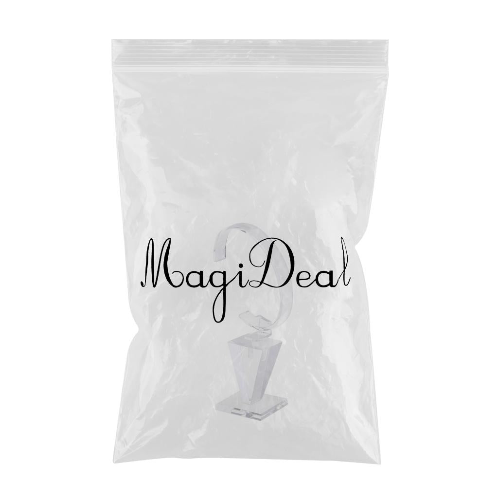 Max Modern Acrylic Watch Display Stand Holder Rack Clear Trade Show Tapered