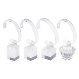 Max Modern Acrylic Watch Display Stand Holder Rack Clear Trade Show Tapered
