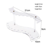Max Clear Plastics Makeup Brush pencil Stand Display Holder Rack Case  210x100x90mm