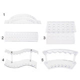 Max Clear Plastics Makeup Brush pencil Stand Display Holder Rack Case  295x43x73mm