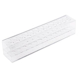 Max Clear Plastics Makeup Brush pencil Stand Display Holder Rack Case  240x50x45mm