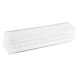 Max Clear Plastics Makeup Brush pencil Stand Display Holder Rack Case  240x50x45mm