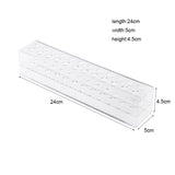Max Clear Plastics Makeup Brush pencil Stand Display Holder Rack Case  240x50x45mm