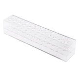 Max Clear Plastics Makeup Brush pencil Stand Display Holder Rack Case  240x50x45mm