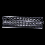 Max Clear Plastics Makeup Brush pencil Stand Display Holder Rack Case  240x50x45mm