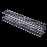 Max Clear Plastics Makeup Brush pencil Stand Display Holder Rack Case  240x50x45mm