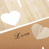 Max 50Pcs Retro Kraft Paper Candy Box Hollow Love Heart Little Crown Gifts Box A
