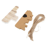 Max 50Pcs Retro Kraft Paper Candy Box Hollow Love Heart Little Crown Gifts Box B