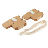 Max 50Pcs Retro Kraft Paper Candy Box Hollow Love Heart Little Crown Gifts Box D