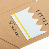 Max 50Pcs Retro Kraft Paper Candy Box Hollow Love Heart Little Crown Gifts Box D