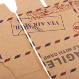 Max Vintage Candy Box Travel Theme Air Mail Gift Boxes with Compass and Rope