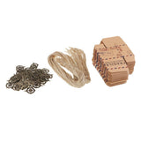 Max Vintage Candy Box Travel Theme Air Mail Gift Boxes with Compass and Rope