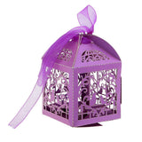 Max Hollow Bird Love Heart Candy Boxes Sweets Wedding Gifts Boxes with Ribbon B