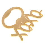 Max XO Gold Bottle Opener Favors Metal Wine Opener Wedding Favor Guest Gift