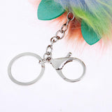 Max Cute Fluffy Key Chain Artificial Key Chain Car Handbag Pendant Multi-color