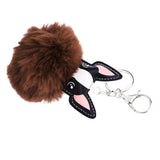 Max Puppy Dog Animal Cartoon Kids Toys Birthday Gift Pendant Keychain Brown