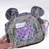 Max Yunnan Ethnic Flower Embroidery Ethnic Canvas Women Shoulder Bag Purple