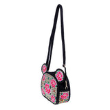 Max Yunnan Ethnic Flower Embroidery Ethnic Canvas Women Shoulder Bag Red