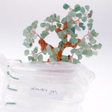 Max Mini Crystal Money Tree Bonsai Style Feng Shui Bring Wealth Luck Green