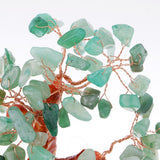 Max Mini Crystal Money Tree Bonsai Style Feng Shui Bring Wealth Luck Green