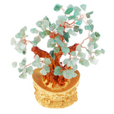 Max Mini Crystal Money Tree Bonsai Style Feng Shui Bring Wealth Luck Green