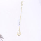 Max Stainless Steel Long Handle Mixing Spoon Bar Spoon Stirrer 30cm Gold