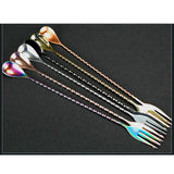 Max Maxb Stainless Steel Long Handle Mixing Spoon Bar Spoon Stirrer 30cm Polish