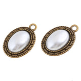 Max Alloy Retro Pearl Accessories Pendant Bracelet Necklace Earring Ornamnet 3